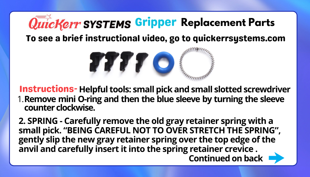 Quickerr Gripper Replacement Kit